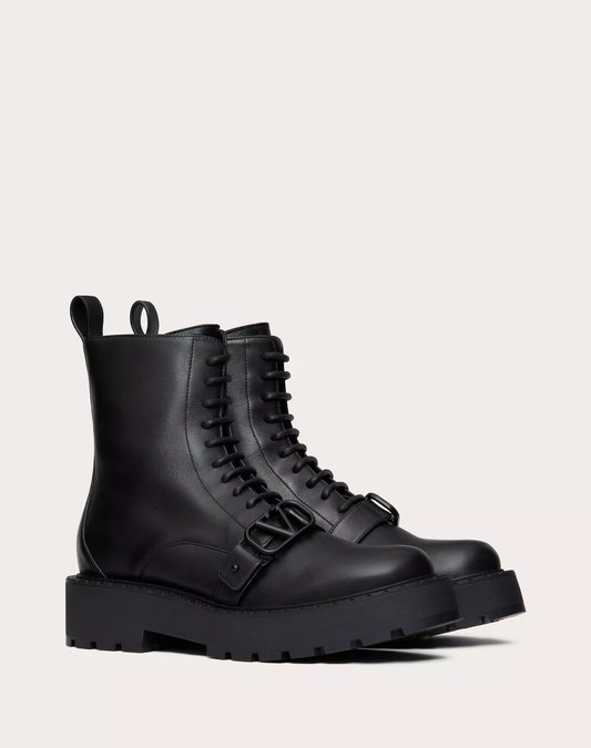 Vlogo Signature Calfskin Combat Boot 45mm