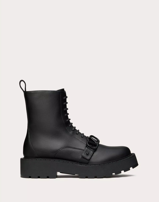 Vlogo Signature Calfskin Combat Boot 45mm