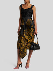 Silk Jacquard Dress