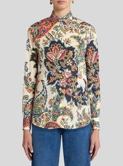 Shirt With Paisley Print