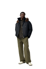 Puffer Jacket In Technical Cotton