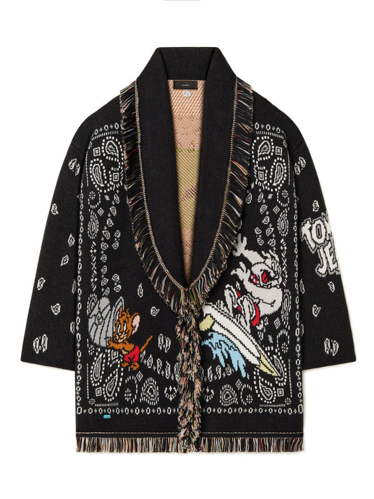 Tom & Jerry Bandana Jacquard Cardigan