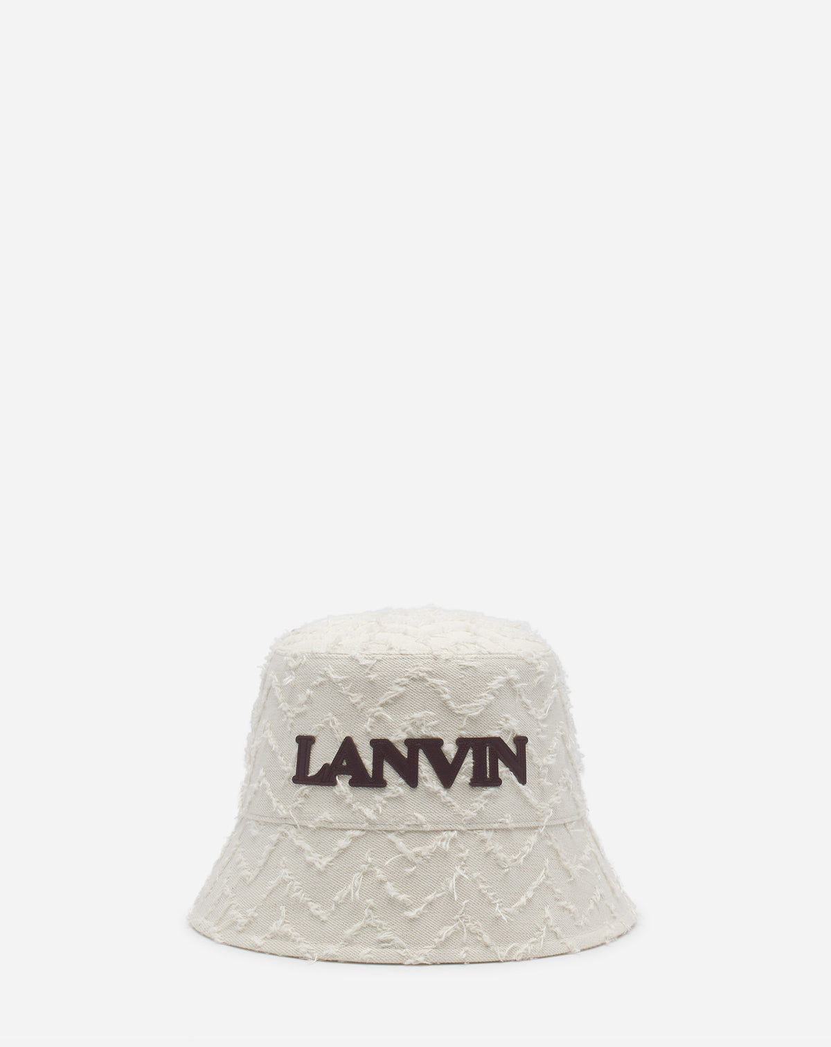 Herringbone Motif Lanvin Bucket Hat