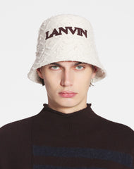 Herringbone Motif Lanvin Bucket Hat