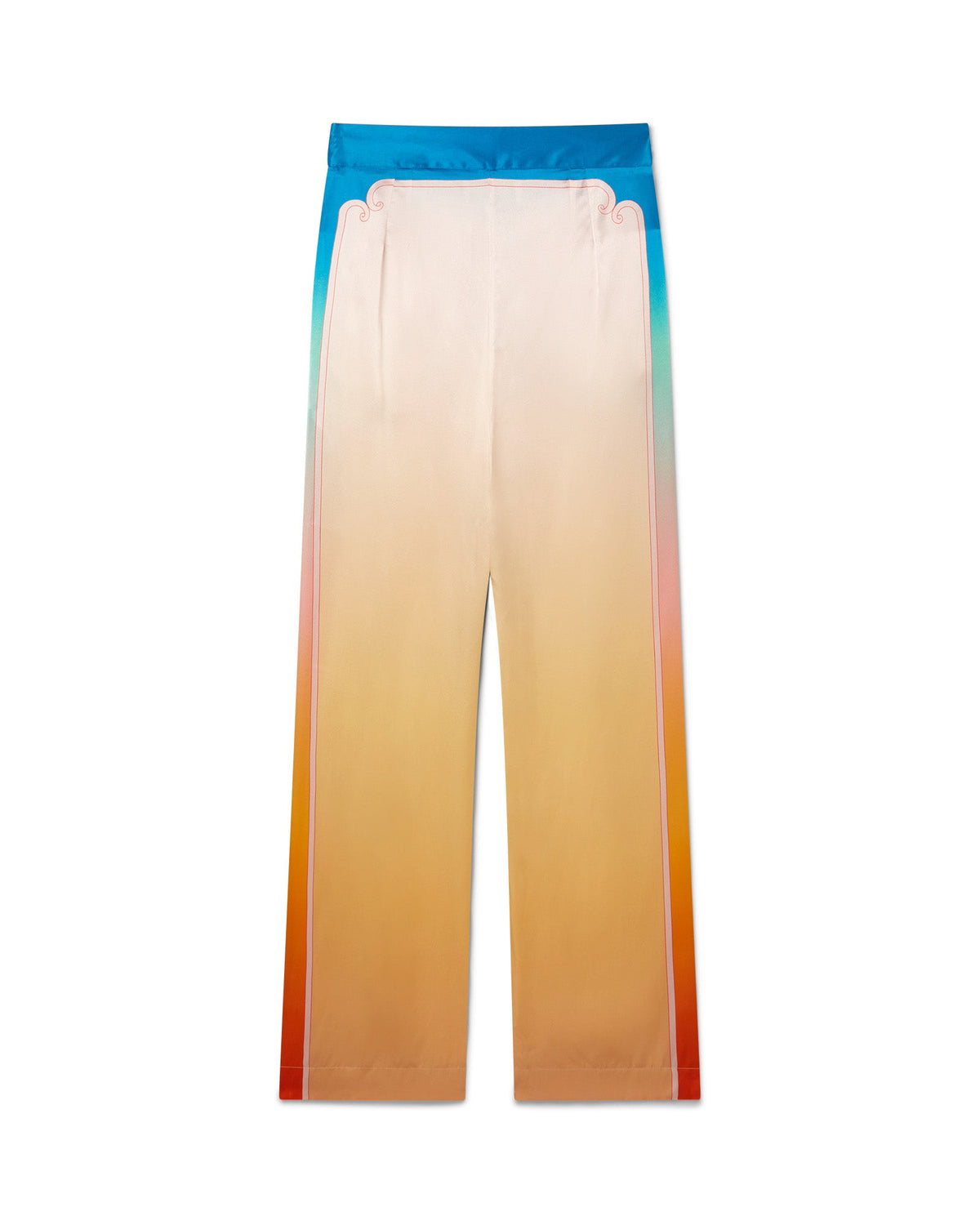 L'Arc Coloré Silk Trousers