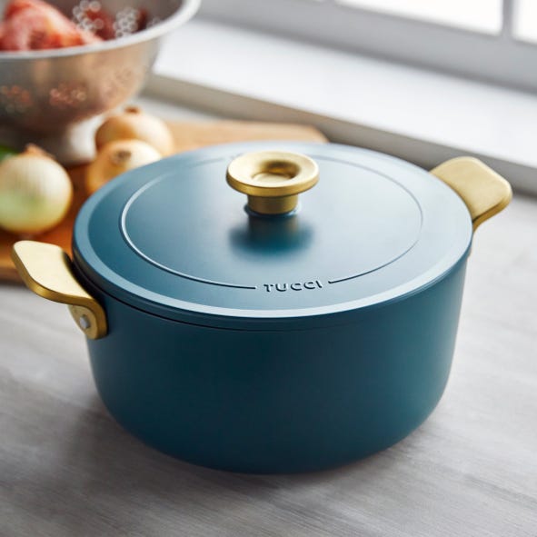 GreenPan x Stanley Tucci Venetian Teal 26cm Dutch Oven