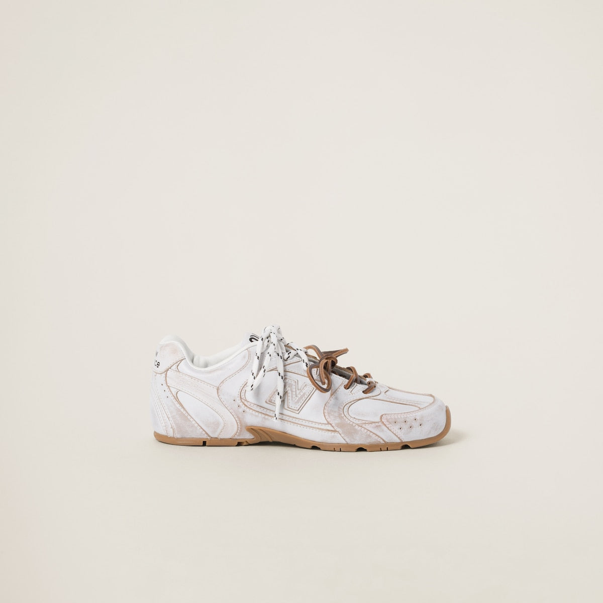 New Balance X Miu Miu 530 SL Leather Sneakers