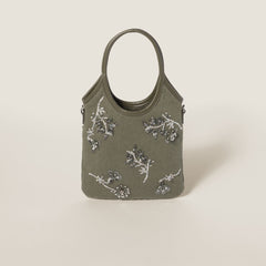 Ivy Embroidered Gabardine Bag