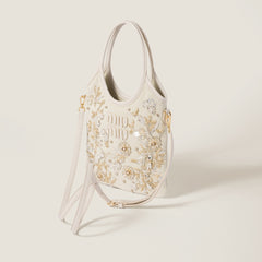 Ivy Embroidered Gabardine Bag