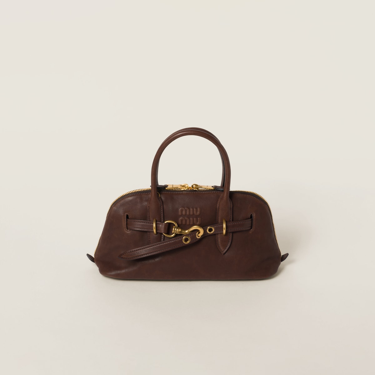 Aventure Nappa Leather Top-Handle Bag