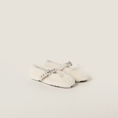 Shearling Ballerinas