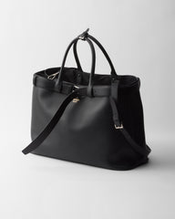 Prada Buckle leather bag with belt