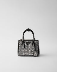 Prada Galleria Satin Micro-bag With Decorations