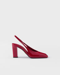 Patent Leather Slingback Pumps