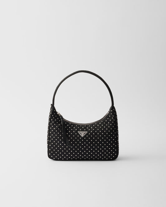 Prada Re-Edition Re-Nylon Mini Bag With Studs