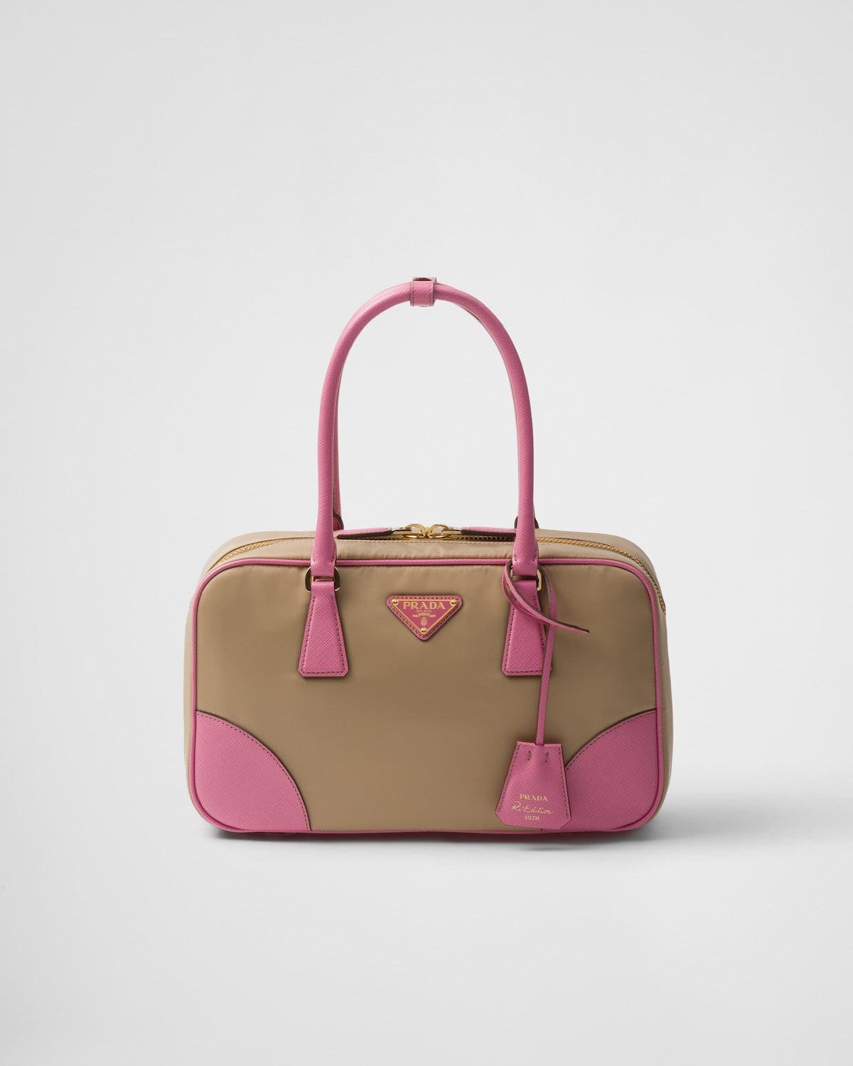 Prada Re-Edition 1978 medium Re-Nylon and Saffiano leather two-handle bag