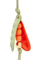 Pea Pod Charm In Classic Calfskin