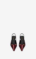 Carine Slingback Pumps In Patent Leather