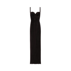 Women's Fitted Gown In Black