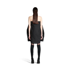 Women's Suspended Shirt Dress in Black