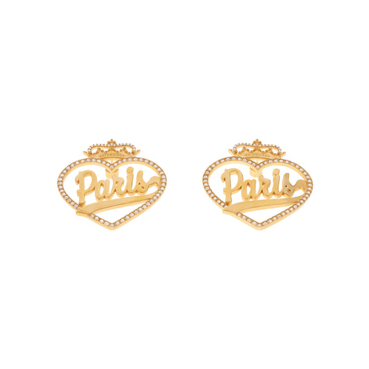 Paris Souvenir Enjoy Earrings In Gold