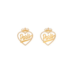 Paris Souvenir Enjoy Earrings In Gold