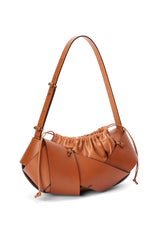 Interlaced hobo bag in calfskin