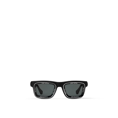 LV Super Vision Square Sunglasses - Black