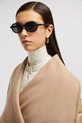 Caprice Oval Sunglasses