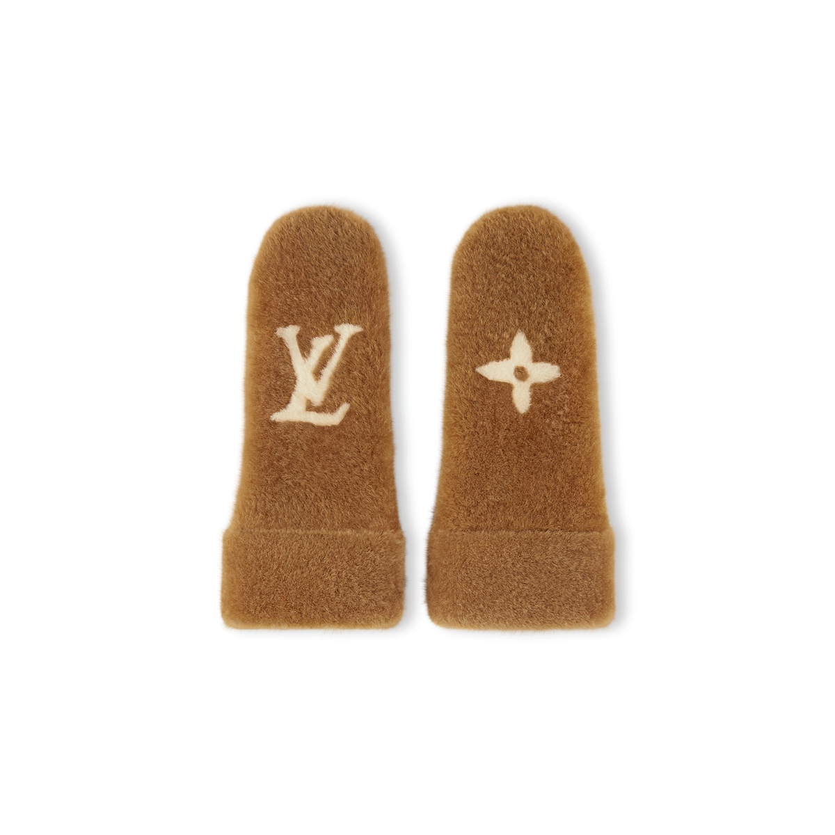 Monogram Shearling Mitts