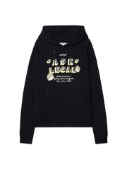 Black Ask Legal Skate Hoodie