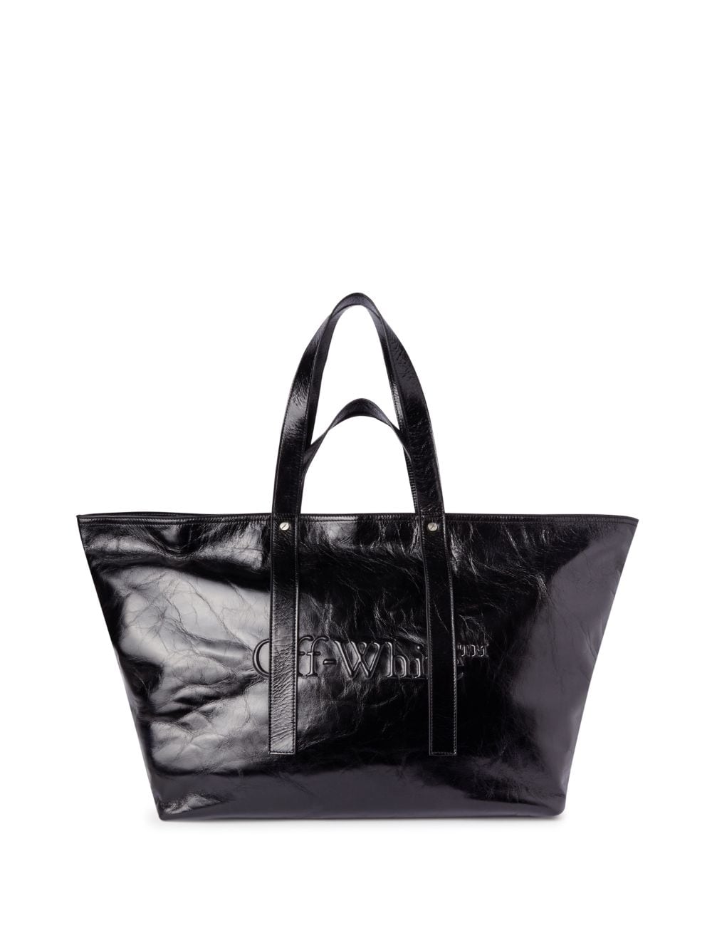 Black Leather Day Off Tote