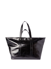 Black Leather Day Off Tote