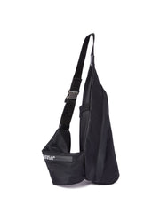 Black Nylon Outdoor Slingbag