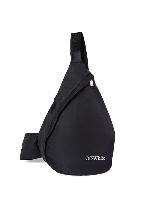 Black Nylon Outdoor Slingbag