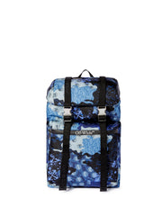 Blue Camo Nylon Backpack