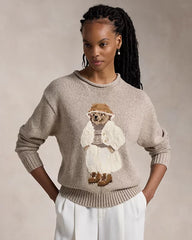 Polo Bear Cotton Roll-Neck Jumper