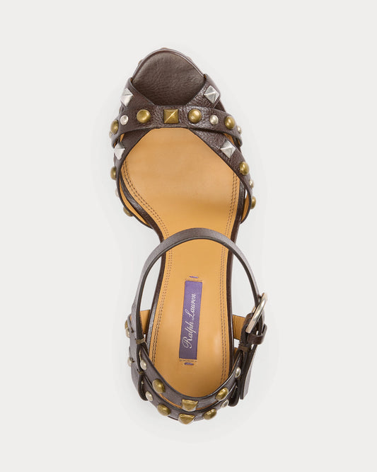 Everet Tumbled Vachetta Platform Sandal