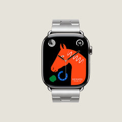 Series 10 Case & Band Apple Watch Hermès Single Tour 46 mm Grand H