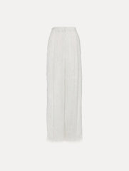 Fringe Fil Coupé Wide Leg Pant