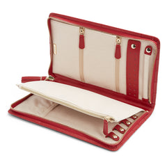 Caroline Large Jewelry Portfolio  Red