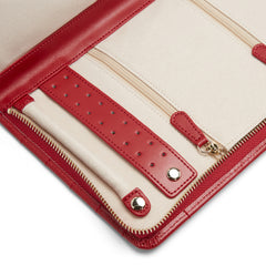 Caroline Large Jewelry Portfolio  Red