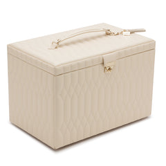 Caroline Extra Large Jewelry Case Ivory