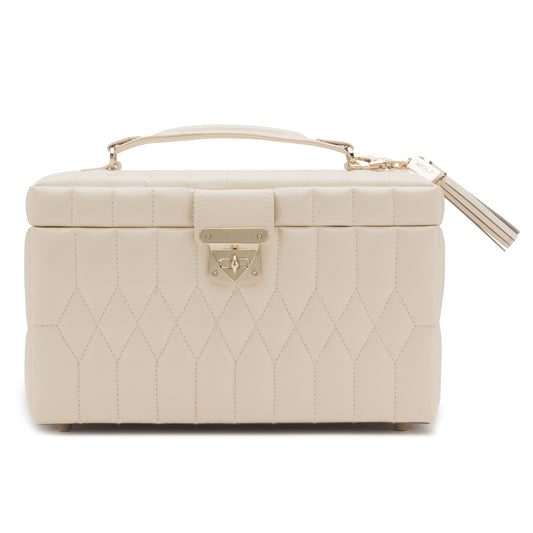 Caroline Medium Jewelry Case Ivory