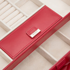 Caroline Medium Jewelry Case Red