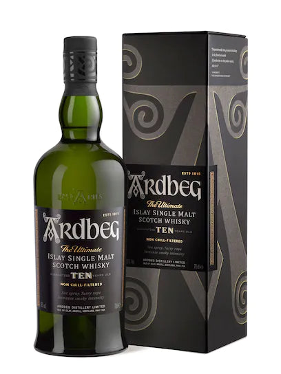 Ardbeg 10 Year Old Bottle Naked / Gift Box