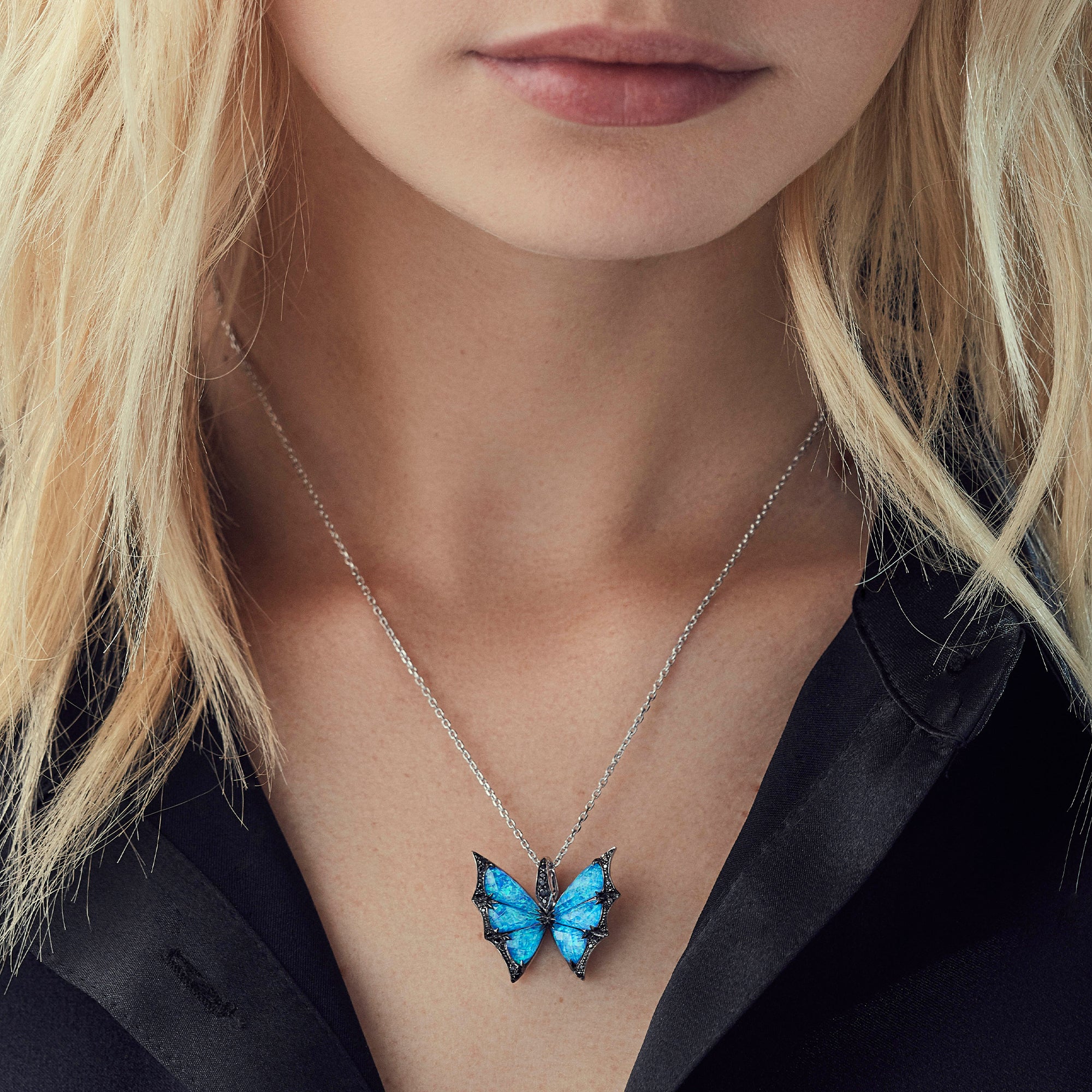 Night Butterfly Necklace